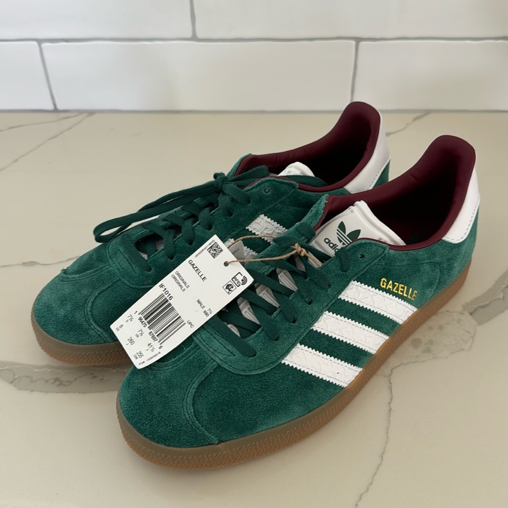 Adidas Gazelle - men’s 8 collegiate green